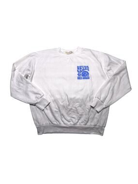 Ocean Drive White " Outer Banks North Carolina" Retro Graphic Sweatshirt Small